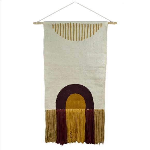 CONCEPTS IN TIME Waterfall Fringe Woven Tapestry In Multiple Colors - Picture 1 of 5